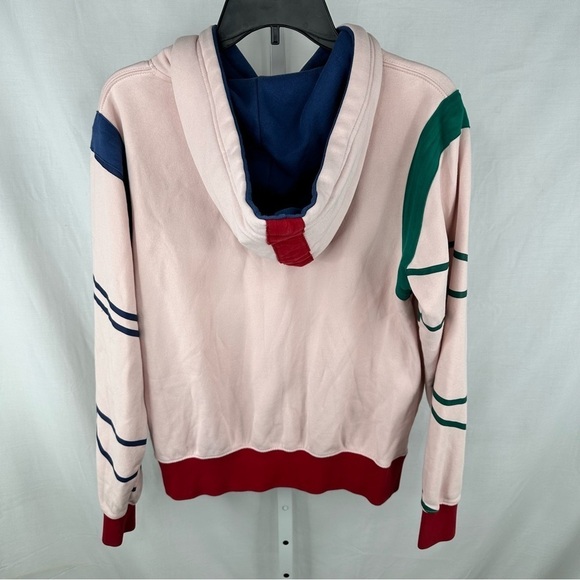 Nike Women's Multicolor Geometric Long Sleeve Pullover Hoodie - Size XS - Picture 2 of 6